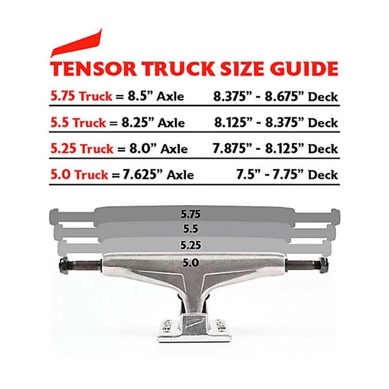 Trucks Tensor Alloys Raw - 5.0" - Trendout.pt